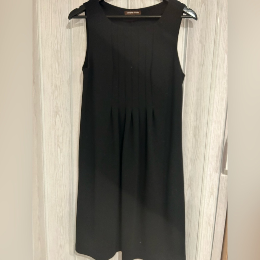 Adrienne Vittadini Black Midi Dress